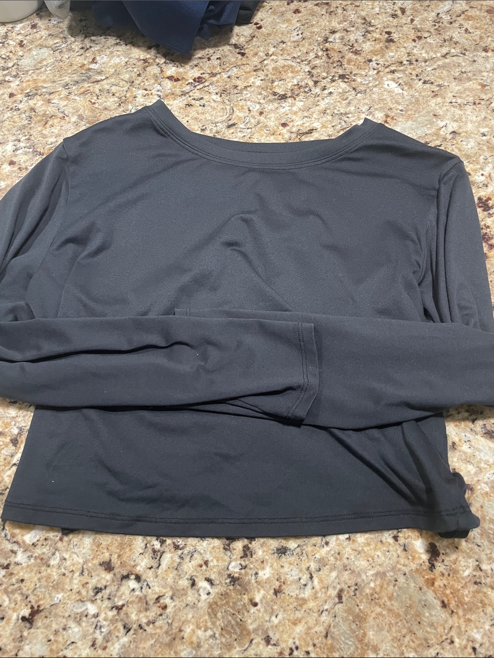 Born Primitive Black Long Sleeve Crop Top